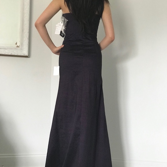 Dark Purple Evening Gown - Picture 3 of 4